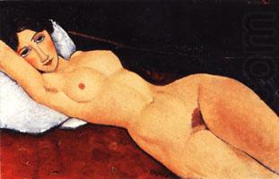 Amedeo Modigliani Reclining Nude on a Red Couch china oil painting image